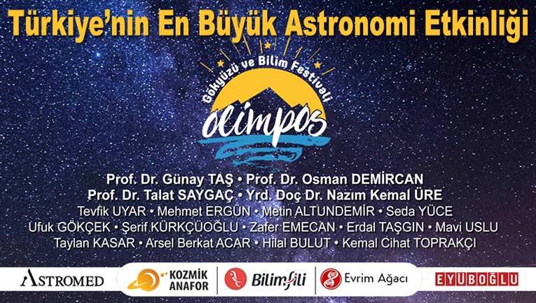 Olimpos Gökyüzü ve Bilim Festivali 2018